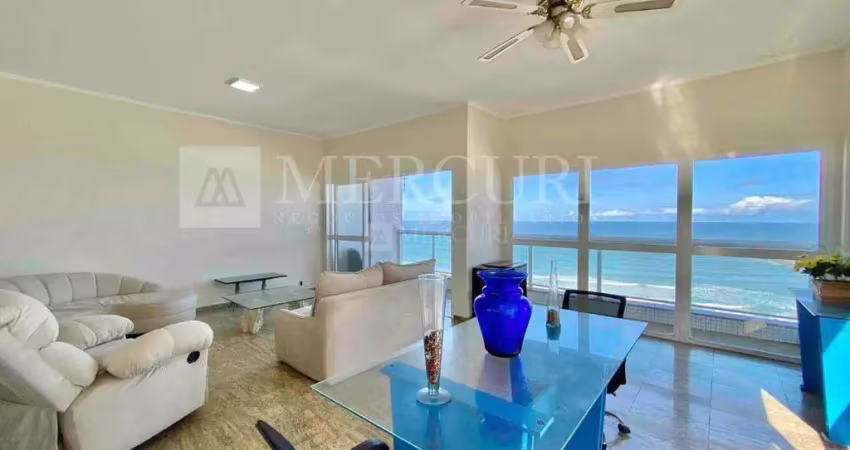 Apartamento no guarujá, pitangueiras, 3 quartos, sendo 1 suíte e sacada com vista total para o mar - mercuri imóveis - imobiliária no guarujá