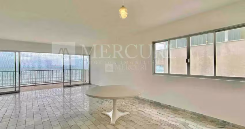 Apartamento no guarujá, pitangueiras, 4 quartos, sendo suítes e sacada com vista para o mar - mercuri imóveis - imobiliária no guarujá