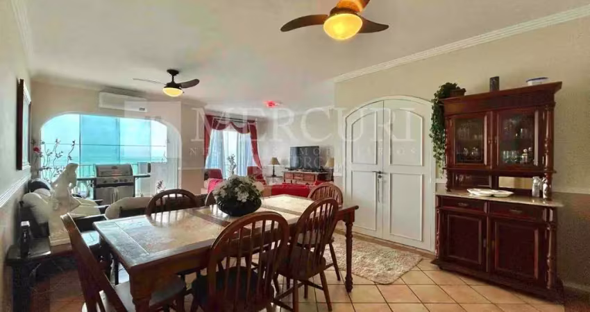 Apartamento no guarujá, pitangueiras, 3 quartos, sendo 1 suíte, sacada com vista total para o mar - mercuri imóveis - imobiliária no guarujá