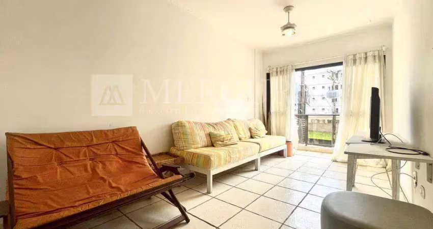 Apartamento no guarujá, tombo, 3 quartos, sendo 1 suíte e sacada - mercuri imóveis - imobiliária no guarujá.