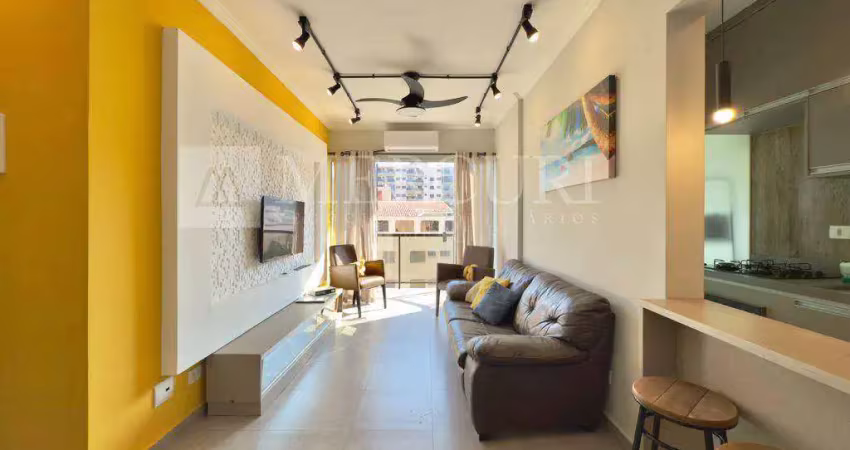 Apartamento no guarujá, enseada, com vista mar, prédio com lazer  - mercuri imóveis - imobiliária no guarujá