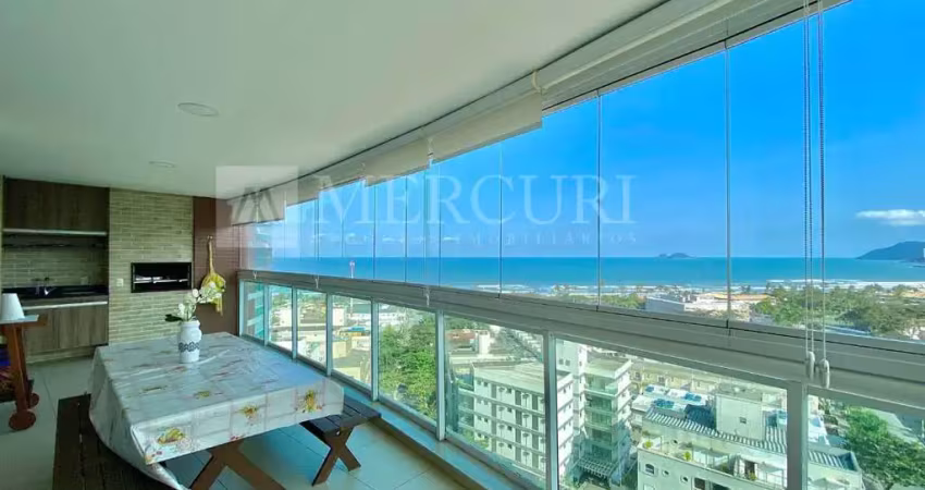 Apartamento no guarujá, enseada, 3 quartos, 3 suíte e varanda gourmet - mercuri imóveis - imobiliária no guarujá