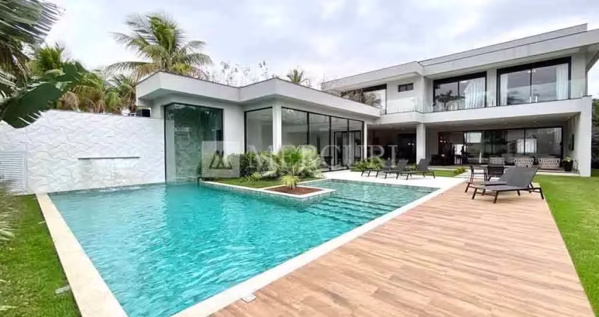 Casa no guarujá, condomínio fechado, jardim acapulco, 6 suítes- mercuri imóveis guarujá