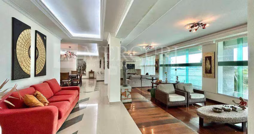 Apartamento no guarujá, pitangueiras, 4 quartos, 4 suítes e varanda com churrasqueira - mercuri imóveis - imobiliária no guarujá
