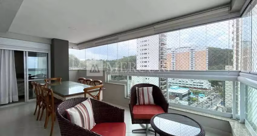 Apartamento no guarujá, astúrias, 3 quartos, 3 suítes, vista para o mar e varanda gourmet - mercuri imóveis - imobiliária no guarujá
