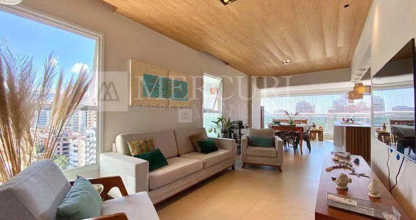 Apartamento no guarujá, enseada - vista mar, 3 quartos sendo 1 suíte - mercuri imóveis guarujá