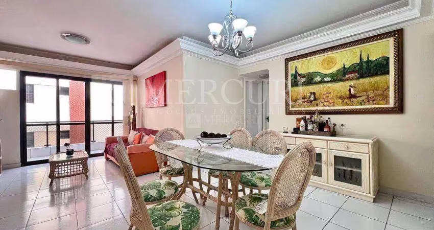 Apartamento no guarujá, enseada, 4 quartos, sendo 1 suíte e sacada com vista para o mar - mercuri imóveis - imobiliária no guarujá