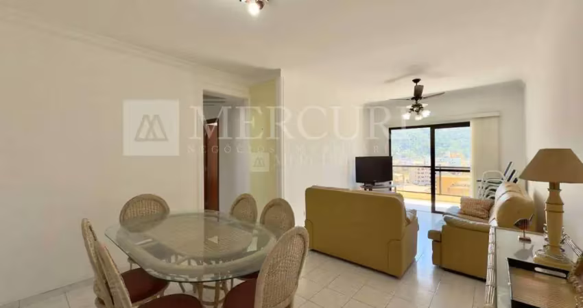 Apartamento no guarujá, enseada, 2 quartos, sendo 1 suíte e sacada - mercuri imóveis - imobiliária no guarujá
