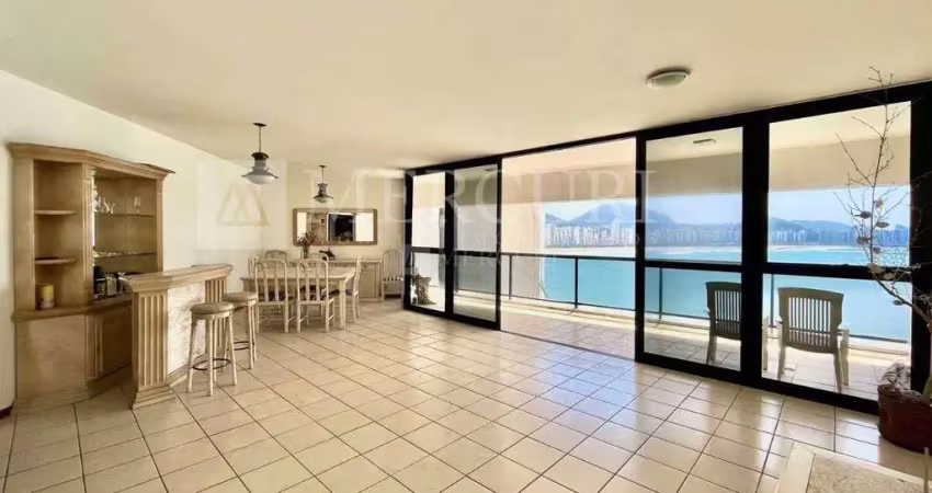 Apartamento no guarujá, 3 quartos, 3 suítes e sacada com vista para o mar - mercuri imóveis - imobiliária no guarujá
