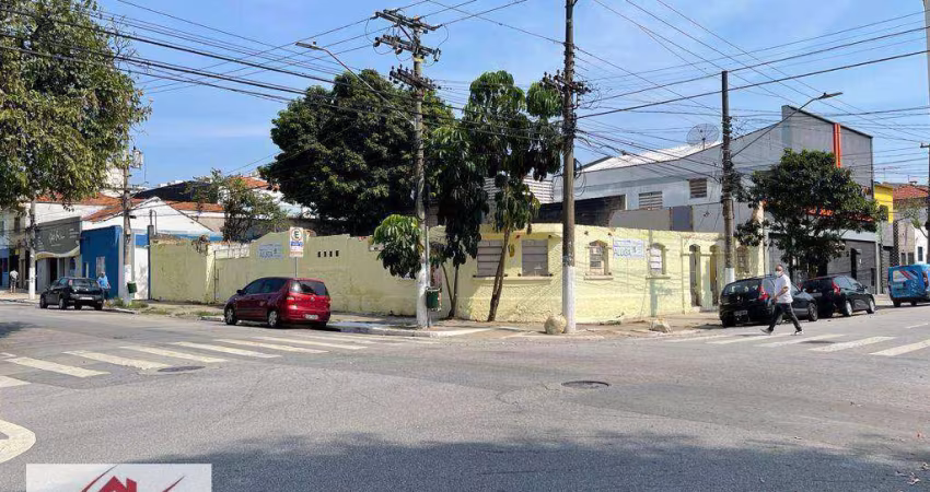 Terreno, 459 m² - venda por R$ 2.650.000,00 ou aluguel por R$ 26.708,00/mês - Ipiranga - São Paulo/SP