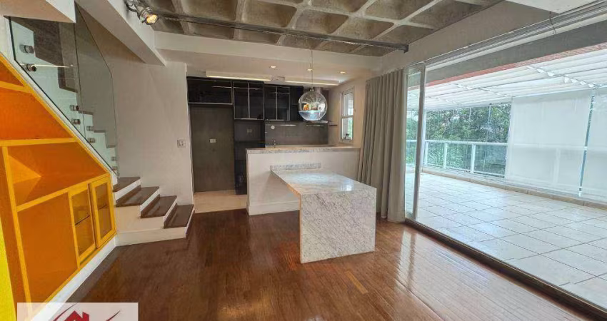 Apartamento para alugar, 120 m² por R$ 9.020,78/mês - Campo Belo - São Paulo/SP
