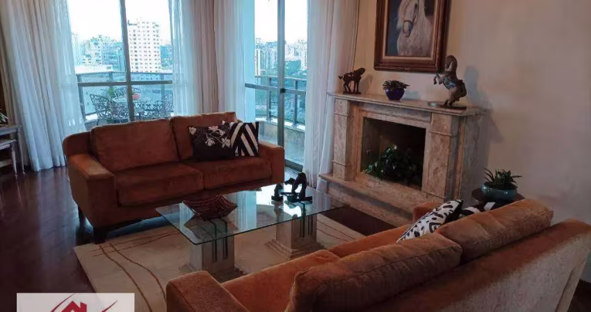 Apartamento com 3 dormitórios à venda, 220 m² por r$ 1.850.000,00 - campo belo - são paulo/sp