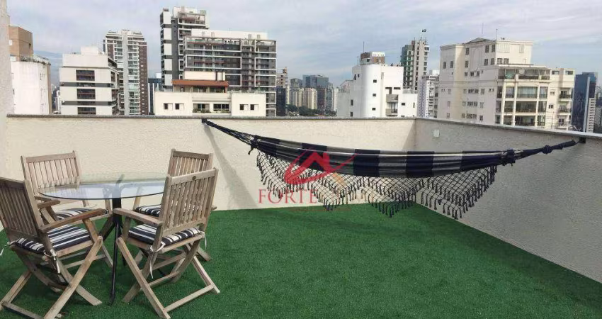 Apartamento para alugar, 180 m² por R$ 11.500,00/mês - Brooklin - São Paulo/SP