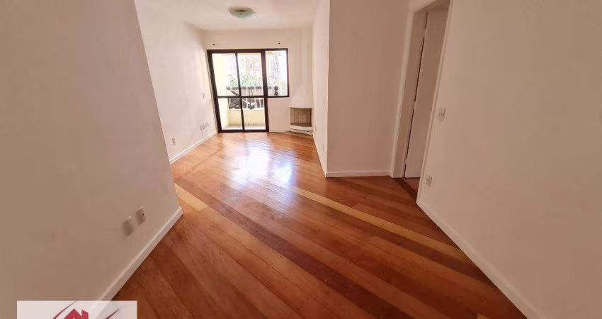 Apartamento com 2 dormitórios para alugar, 75 m² por R$ 6.365,00 - Brooklin - São Paulo/SP
