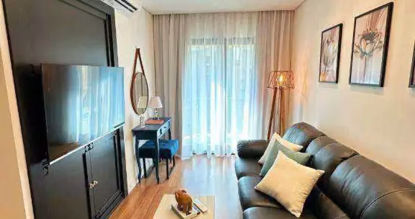 Flat com 45 m² 1 dormitório 1 vaga à venda Rua Guararapes - Brooklin
