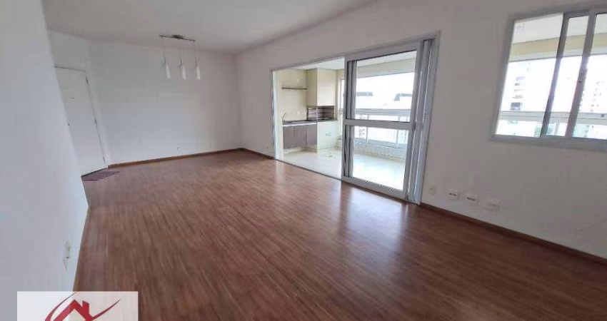 Apartamento para alugar, 124 m² por R$ 11.758,74/mês - Brooklin - São Paulo/SP