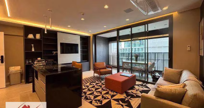 Flat para alugar, 77 m² - Brooklin - São Paulo/SP