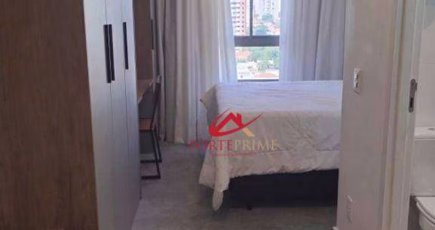 Studio com 1 dormitório para alugar, 28 m² por R$ 4.231,08/mês - Campo Belo - São Paulo/SP