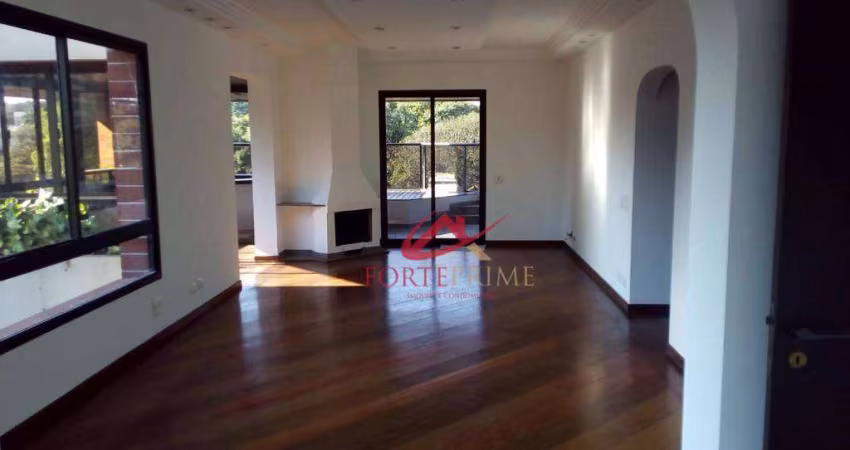 Amplo apartamento de 3 suítes e 3 vagas em área nobre de Moema pássaros - Al. dos Arapanés
