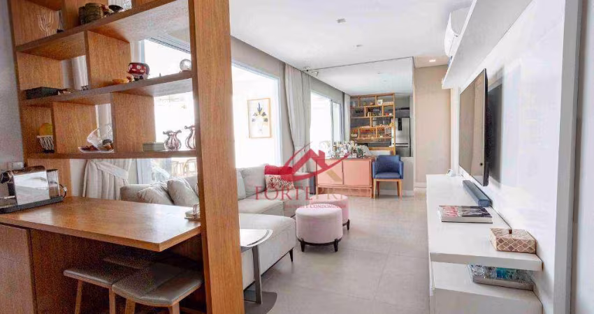 Apartamento com 2 dormitórios à venda, 76 m² por R$ 1.890.000,00 - Moema - São Paulo/SP