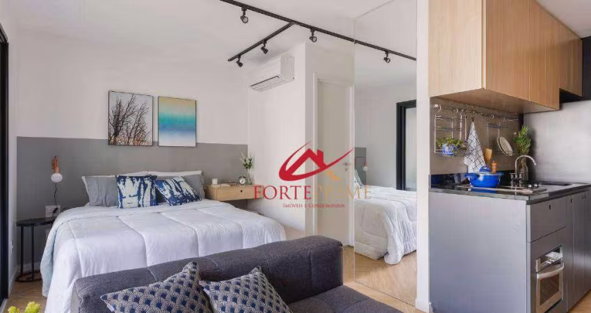 Apartamento com 1 dormitório à venda, 42 m² por R$ 730.000,00 - Campo Belo - São Paulo/SP