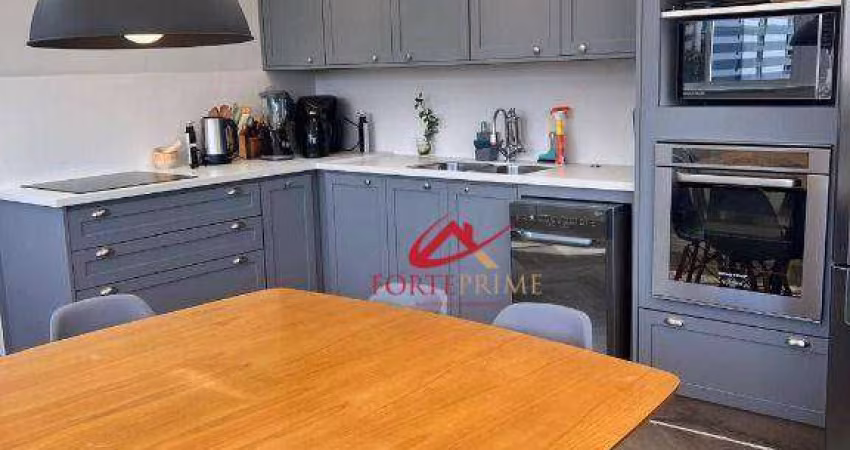 Apartamento com 2 dormitórios para alugar, 89 m² por R$ 9.370,00/mês - Campo Belo - São Paulo/SP