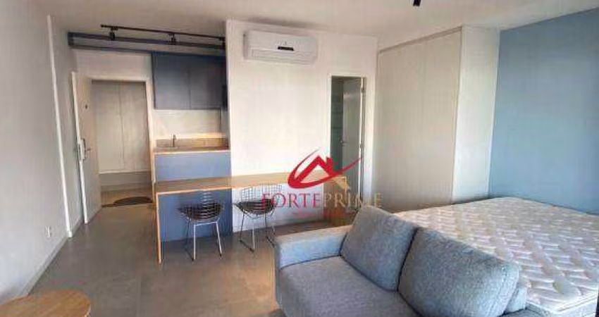 Apartamento com 1 dormitório para alugar, 41 m² por R$ 4.850,00/mês - Brooklin - São Paulo/SP