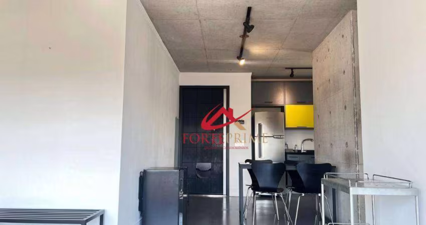 Apartamento com 1 dormitório para alugar, 69 m² por R$ 6.440,00/mês - Campo Belo - São Paulo/SP