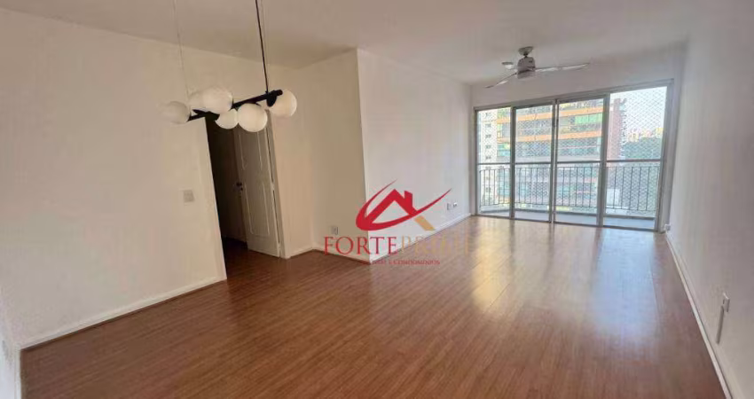 Apartamento com 3 dormitórios para alugar, 90 m² por R$ 6.772,00/mês - Campo Belo - São Paulo/SP