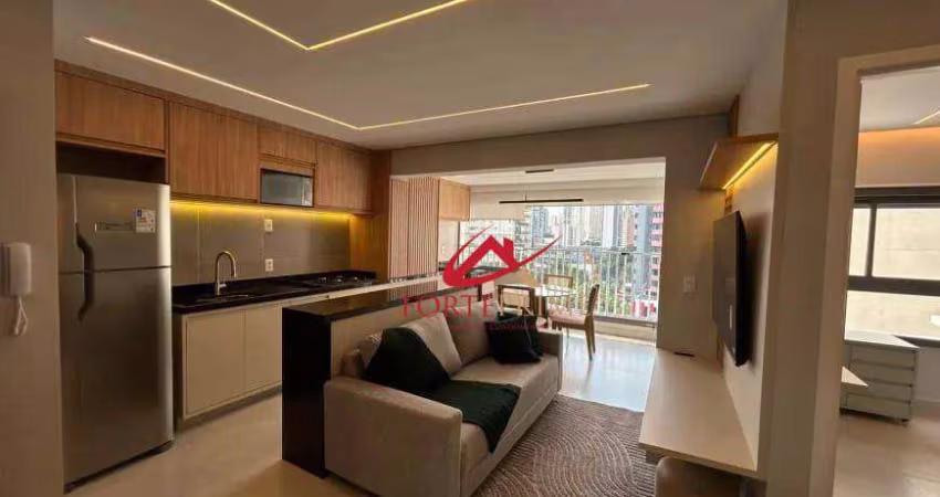 Apartamento com 2 dormitórios para alugar, 60 m² por R$ 8.400,00/mês - Santo Amaro - São Paulo/SP