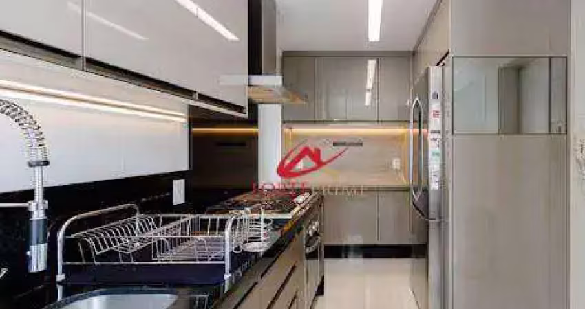 Apartamento com 3 dormitórios à venda, 186 m² por r$ 3.600.000,00 - campo belo - são paulo/sp