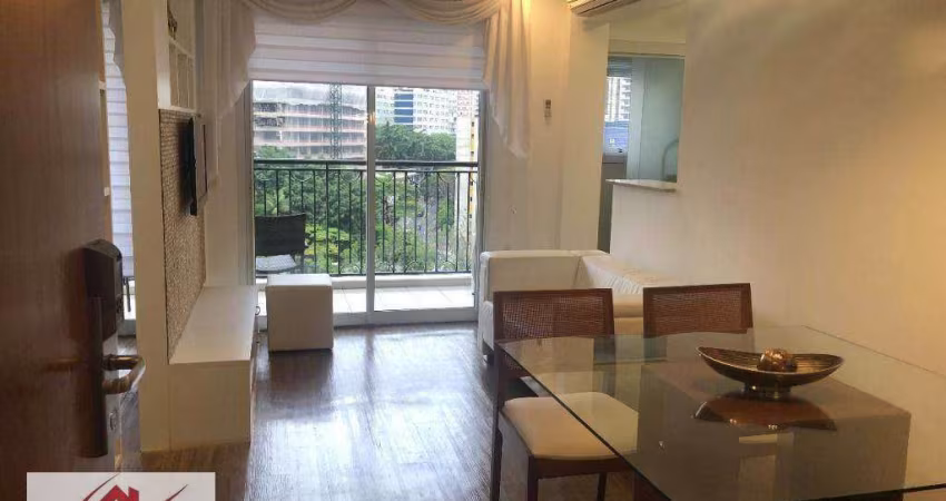 Apartamento com 1 dormitório à venda, 48 m² por R$ 1.350.000,00 - Moema - São Paulo/SP