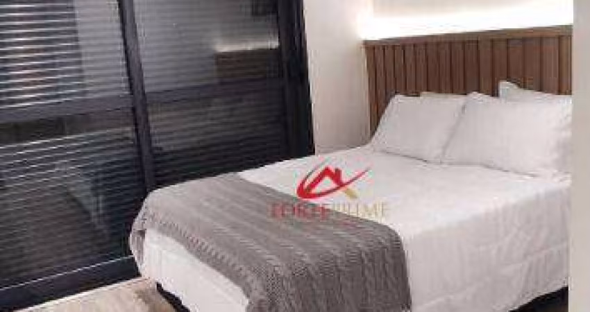 Apartamento com 1 dormitório para alugar, 26 m² por R$ 4.037,24/mês - Campo Belo - São Paulo/SP