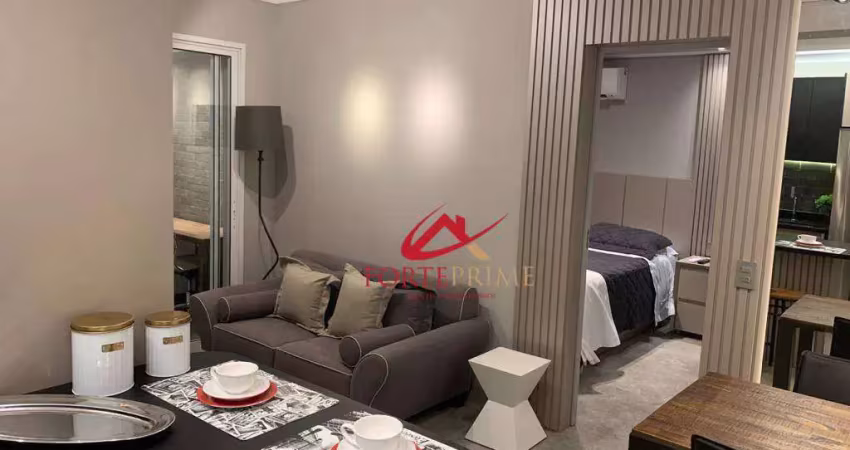 Apartamento com 1 dormitório para alugar, 54 m² por R$ 10.000,00/mês - Brooklin - São Paulo/SP
