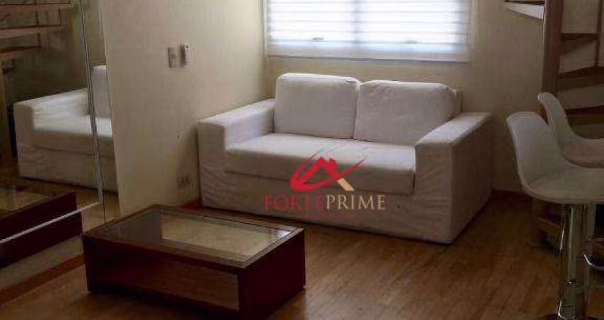 Apartamento com 1 dormitório para alugar, 50 m² - Vila Olímpia - São Paulo/SP