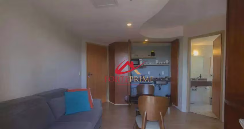 Apartamento com 1 dormitório, 33 m² - venda por r$ 590.000,00 ou aluguel por r$ 8.000,00/mês - brooklin - são paulo/sp