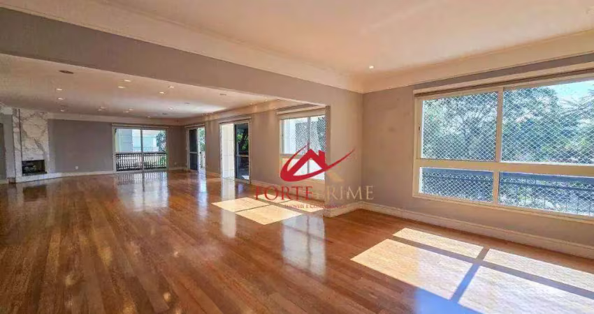 Apartamento com 5 dormitórios para alugar, 468 m² por r$ 80.400,00/mês - moema - são paulo/sp