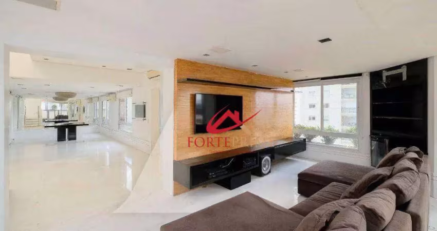 Apartamento com 4 dormitórios à venda, 400 m² por r$ 8.200.000,00 - moema - são paulo/sp