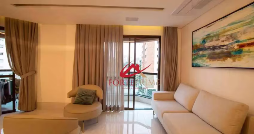 Apartamento com 3 dormitórios à venda, 126 m² por r$ 1.600.000,00 - brooklin - são paulo/sp
