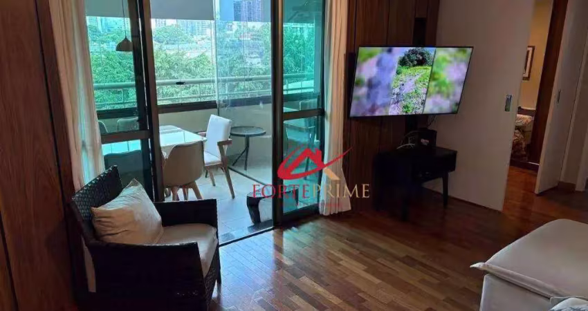 Apartamento com 2 dormitórios, 62 m² - venda por r$ 1.100.000,00 ou aluguel por r$ 10.000,00/mês - brooklin - são paulo/sp