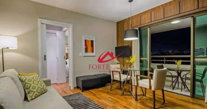 Apartamento com 1 dormitório para alugar, 46 m² por r$ 6.500,00/mês - brooklin - são paulo/sp
