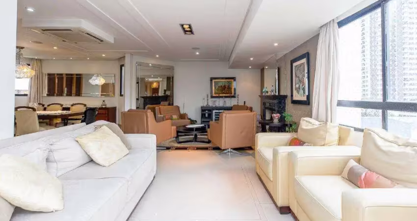 Apartamento com 3 dormitórios à venda, 220 m² por r$ 3.120.000,00 - moema - são paulo/sp