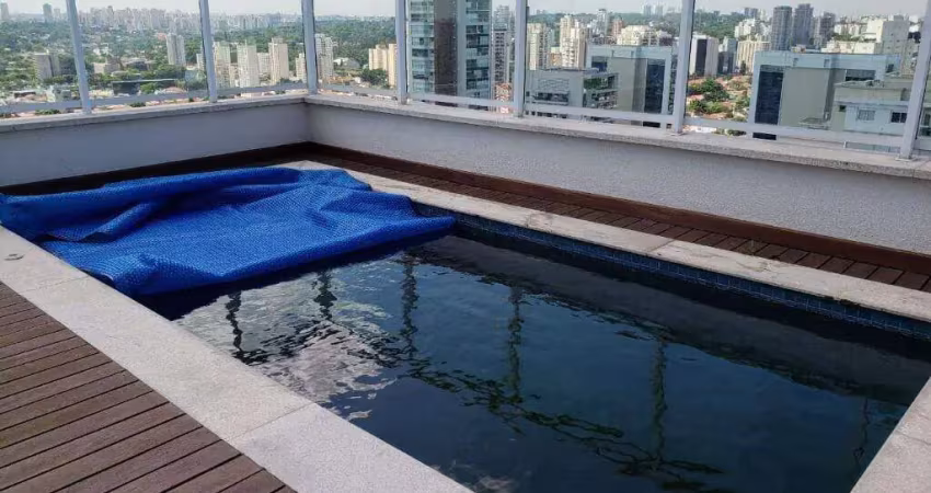 Cobertura à venda, 312 m² por r$ 3.900.000,00 - brooklin - são paulo/sp