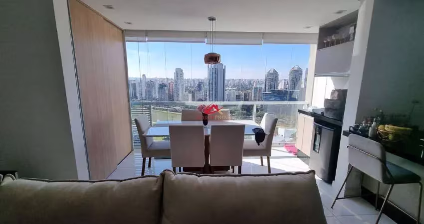 Exclusividade e sofisticação no real parque! maravilhoso apartamento mobiliado de 70m² à venda no condomínio viz ponte estaiada
