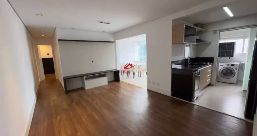 Maravilhoso apartamento semi-mobiliado de 80m² para venda ou locação no condomínio vision brooklin, localizado na rua george ohm.