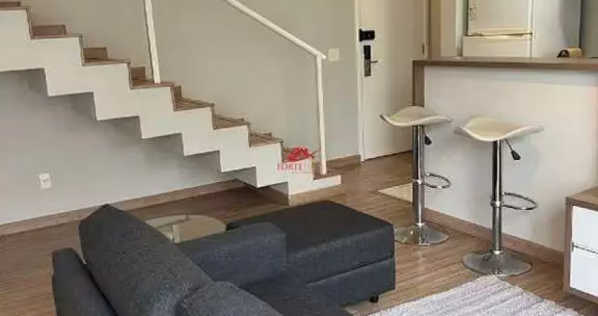 Duplex de luxo mobiliado de 84m² brooklin venda ou locação | condomínio brookfield home design