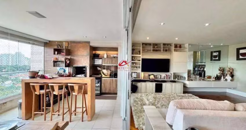 Apresentamos este maravilhoso apartamento mobiliado de 180m², disponível para venda ou locação no sofisticado condomínio campo belíssima