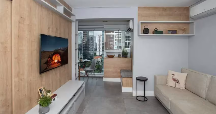 Studio com 1 dormitório para alugar, 42 m² por r$ 6.876,00/mês - brooklin - são paulo/sp