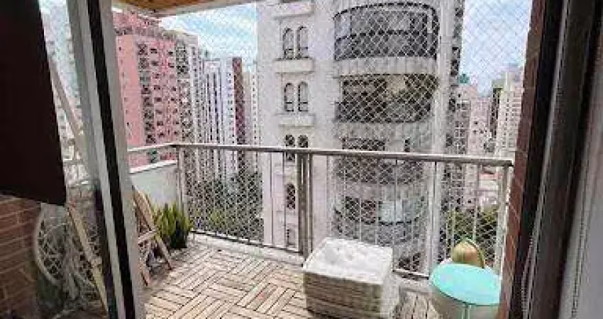 Apartamento com 1 dormitório à venda, 45 m² por r$ 615.000,00 - moema - são paulo/sp