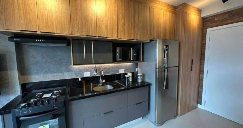 Apartamento decorado e equipado com 1 dormitório 1 vaga para venda rua eça de queiroz - edifício inspire ibirapuera